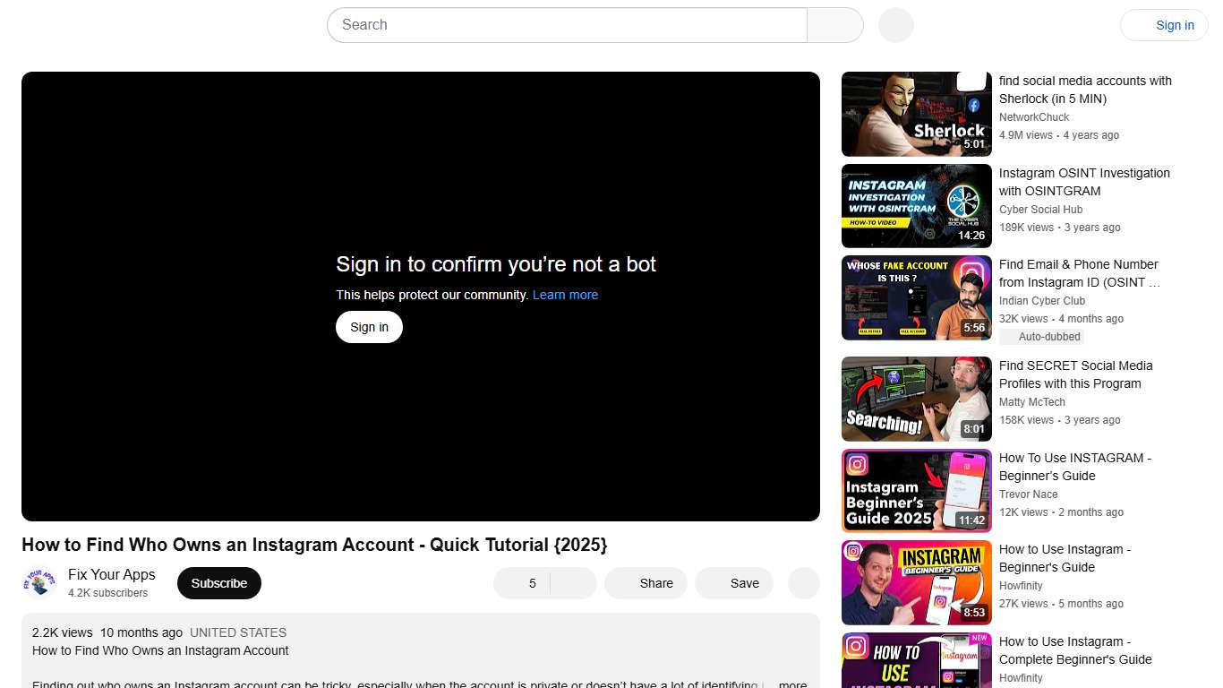 How to Find Who Owns an Instagram Account - Quick Tutorial {2025} - YouTube